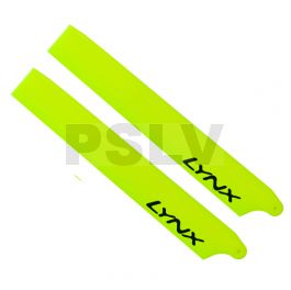 LX61354   130X - Lynx Plastic Main Blade 135 mm - Yellow Neon